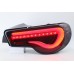 Subaru BRZ / Toyota 86 12-20 Black Base Red Bar Smoke Lens Light Bar LED Tail Lamp
